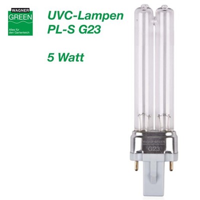 Wagner GREEN UVC Lampe G23 PL-S 2Pin Entkeimungs Ersatzlampe 5 7 9 11 Watt