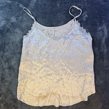 Floreat Anthro Camisole Tank Top Womens Large Lace Adjustable Straps Babydoll