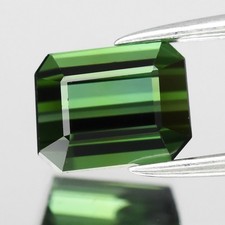 💎 Tourmaline verte naturelle octogonale VVS 1,44 ct - qualité luxe non chauffée, Afrique