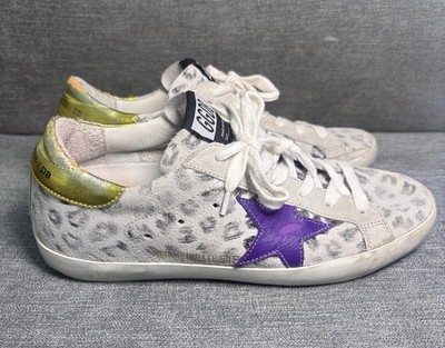 Women s Golden Goose Super-Star (GGDB/SSTAR Sneakers - Size 36 US 6 Snow Leopard