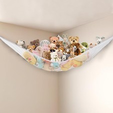 Stuffed Animal Net Hammock Corner Large Toy Storage Organizer Holder Plushies St