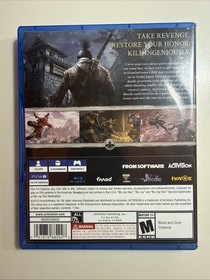Sekiro: Shadows Die Twice (Sony PlayStation 4 PS4, 2019)