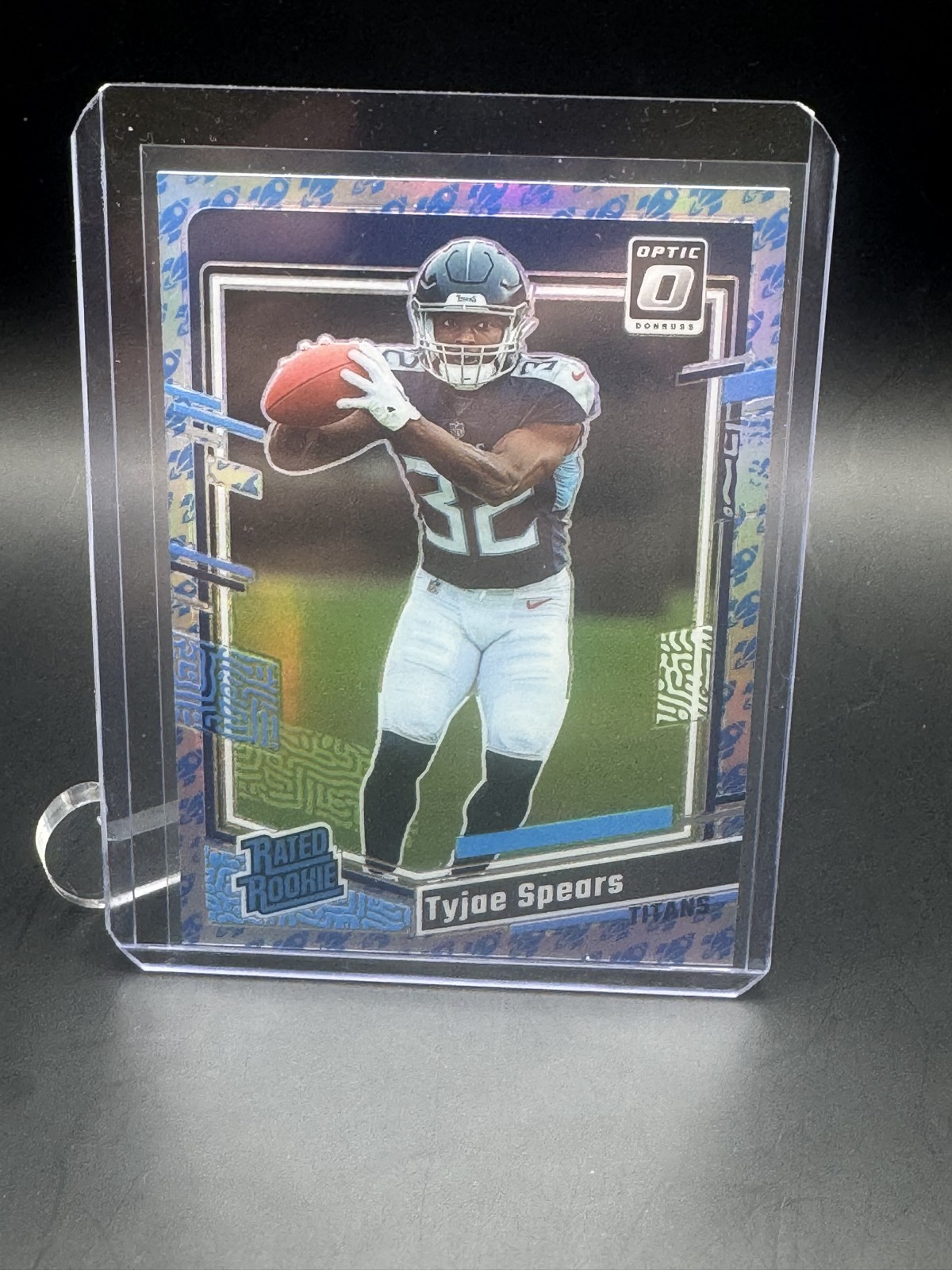2023 Panini Donruss Optic - Rated Rookie Tyjae Spears #297 Rocket Prizm (RC)