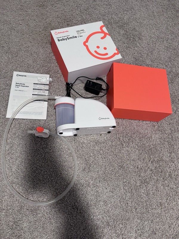 BabySmile S-504 Electric Nasal Aspirator - High Suction - Silicone