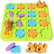 STEM Board Games Kids Toys, Maze Brain Teaser Puzzles Learning Games for Kids Ag