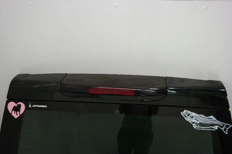 2005 2006 2007 2008 Land Rover LR3 Hatch Tailgate Upper Privacy Tint Glass Black - Image 4 of 4