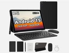 Mom's Day Sale 10.1 inch Android 15 Tablet 24GB RAM 64GB ROM Dual Camera Face ID - Image 1