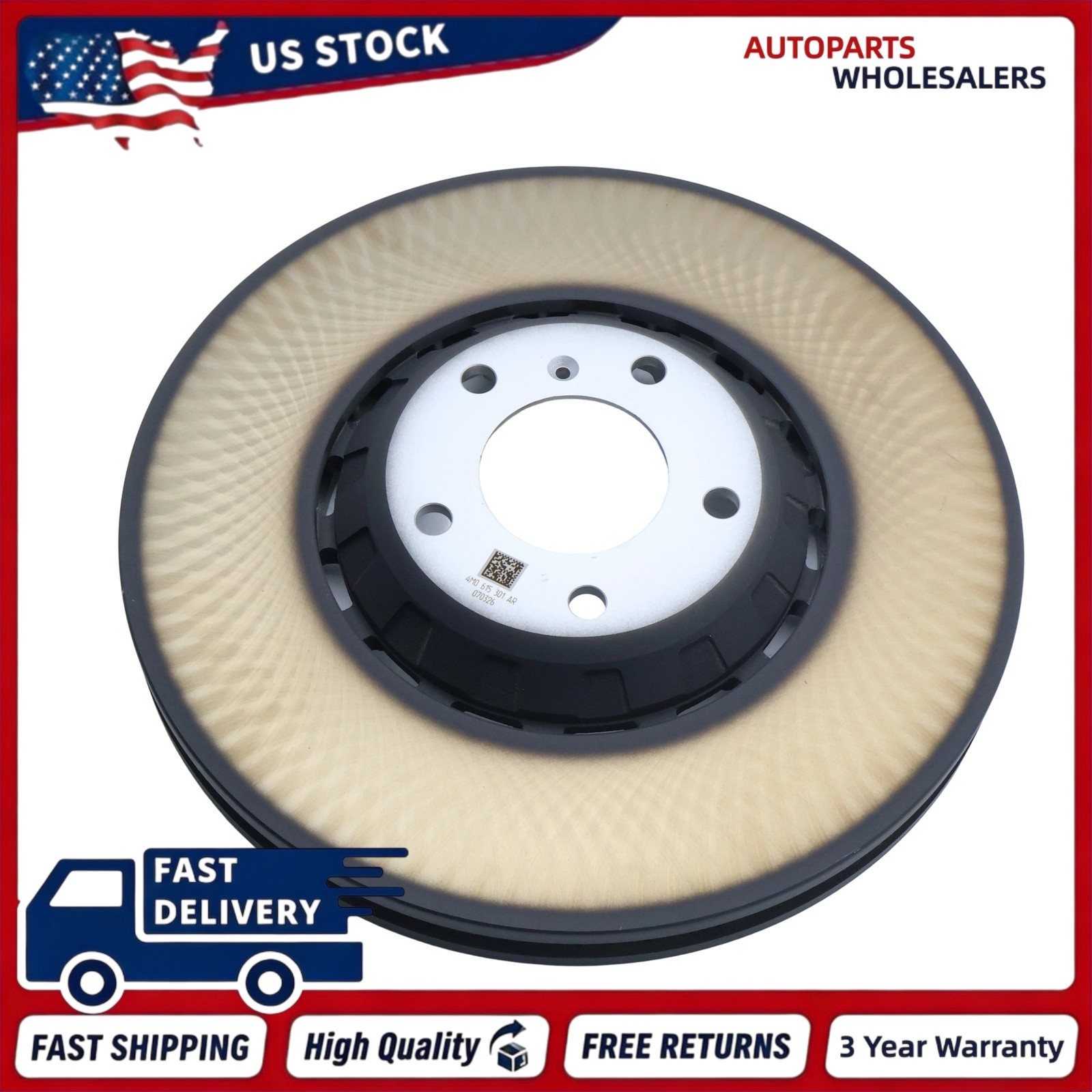 Bentley Bentayga Speed 2016-2023 Front Brake discs 4 pcs P/N 4M0615601N