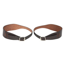 Tuffrider Childrens Garter Straps - Brown - L 5027-146/L