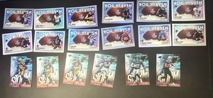 Lot Of 18 2025 Panini Absolute Football Hog Heaven & By Storm