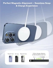 Wireless Magnetic Charging Mat Fast Charger For Apple iPhone 13 14 15 16 Series