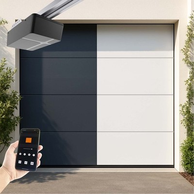 SCHARTEC PRO-Line 40 Garagentor Sektionaltor + Wifi-Garagentorantrieb 3000 5000