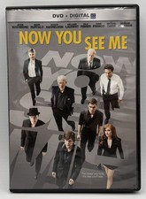 Now You See Me DVD Jesse Eisenberg Mark Ruffalo Morgan Freeman Isla Fisher 2013