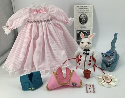1995 ALICE Dress CHESIRE CAT White Rabbit HORSMAN ROBIN WOODS Replacement Parts