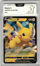 Carte gradée Pokémon PCA 9 Pikachu V SWSH061 Promo FR pokemon pca
