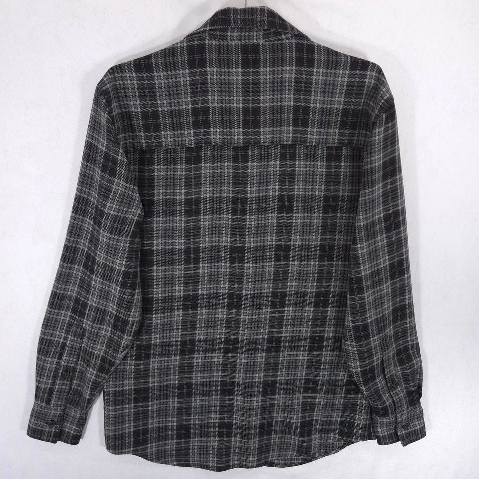 Camisa de Franela Burton DryRide Para Hombres S Gris Glen Cuadros Colombo Abotonada Exterior Foto 4 de 4