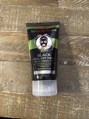 Spascriptions Black Peel-Off Mask with Green Tea 5.oz New Sealed