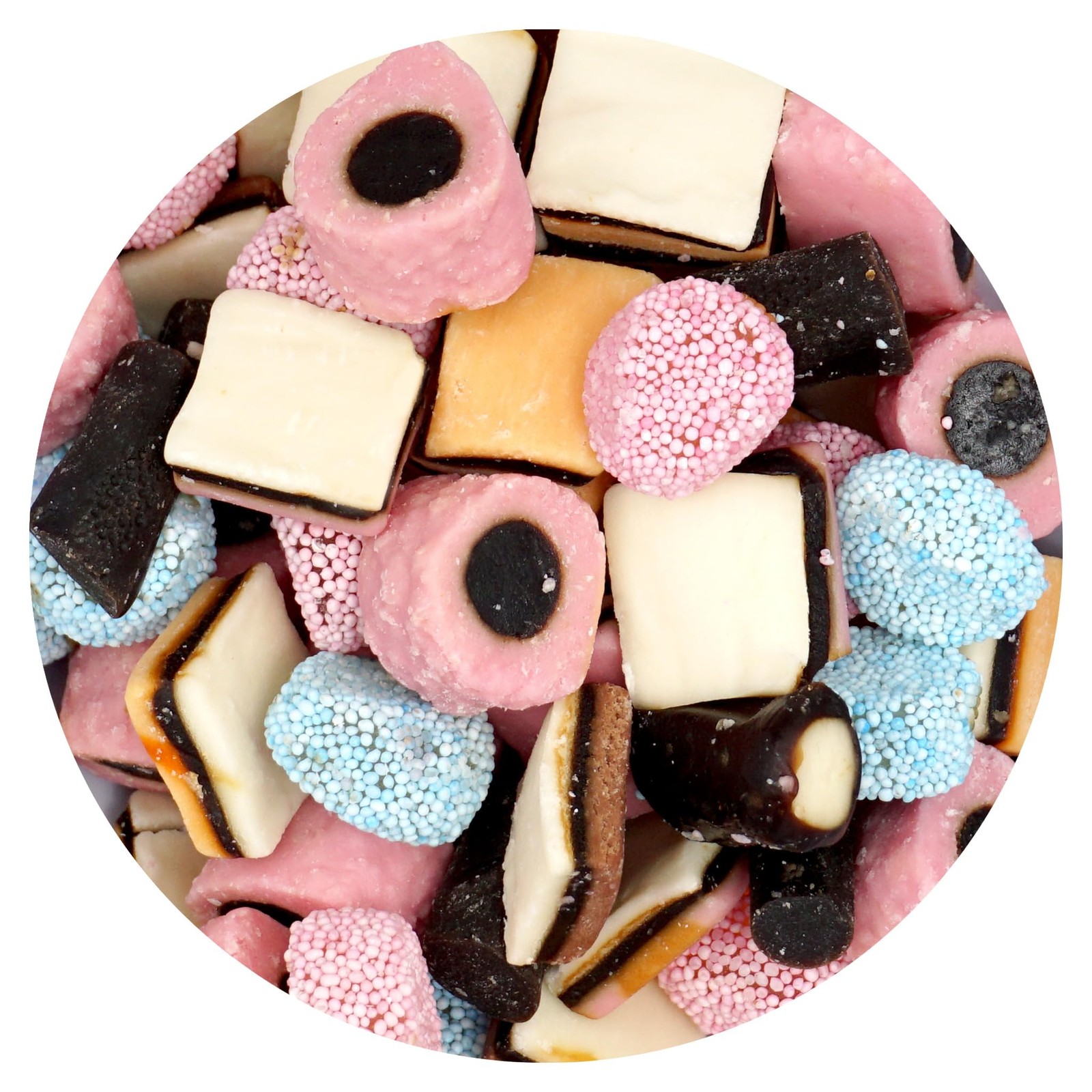 Gustaf's Licorice Allsorts Candy 2lb Bulk Bag Assorted Flavors Gourmet Treats