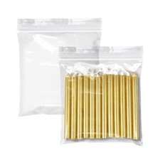 Clear Plastic Reclosable Zipper Bags 2 Mil Jewelry Poly 1000 Count 4 x 4 in