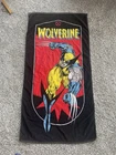 Vintage Marvel Comics X-MEN Mutant Gear Wolverine Graphic Beach Towel Black