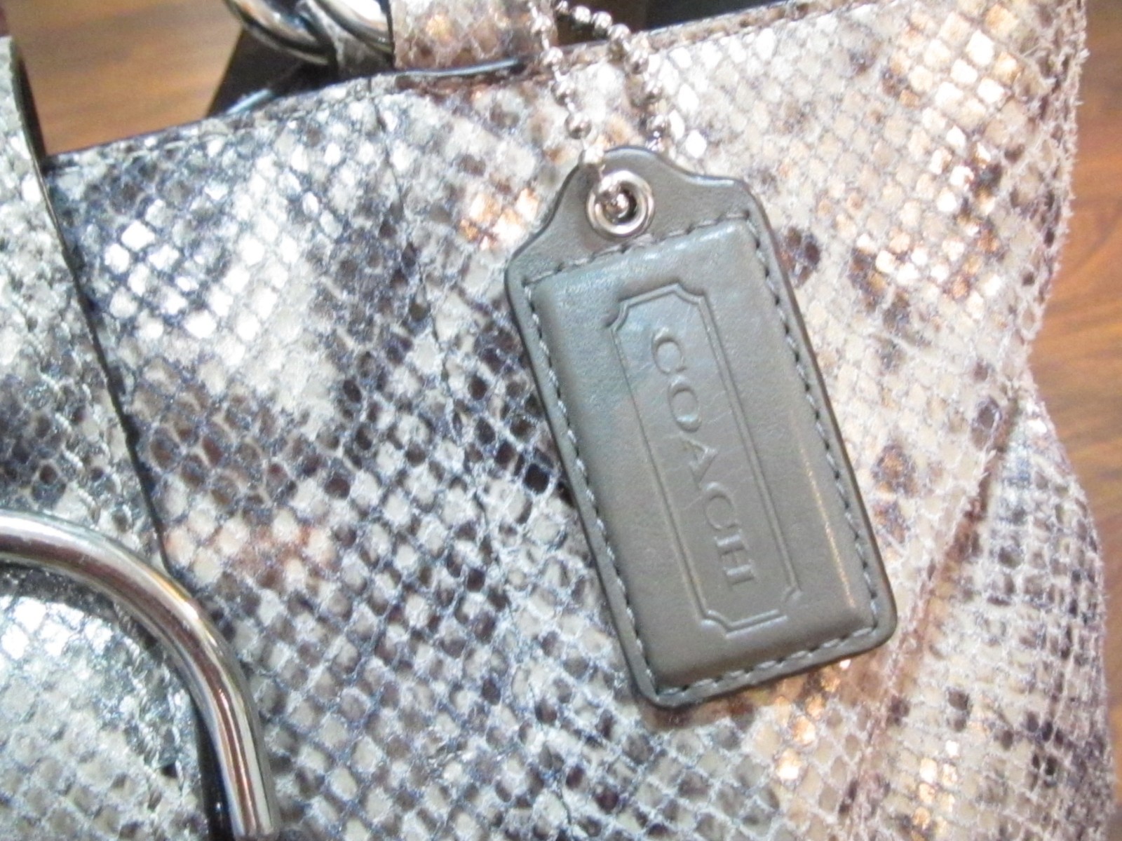 COACH E1269-F19679 PYTHON EMBOSSED LEATHER BUCKLE… - image 2