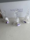 WATERFORD MARQUIS SET OF THREE  CRYSTAL  DECORATIVE CHRISTMAS BELLS NIB🔔🌲🎅🏻 — photo 2