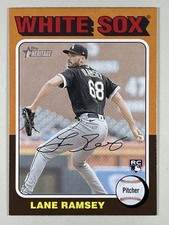 2024 Topps Heritage #353 Lane Ramsey Rookie Chicago White Sox
