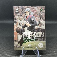 2021 Panini Chronicles #218 Davis Mills Luminance Update Rookies Green RC