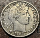 1899 Barber Silver Half Dollar USA 🇺🇸 Historic Silver Coin