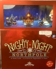 Hallmark "Nighty Night Northpole" Hardcover Light Up Christmas Book 2014 New!