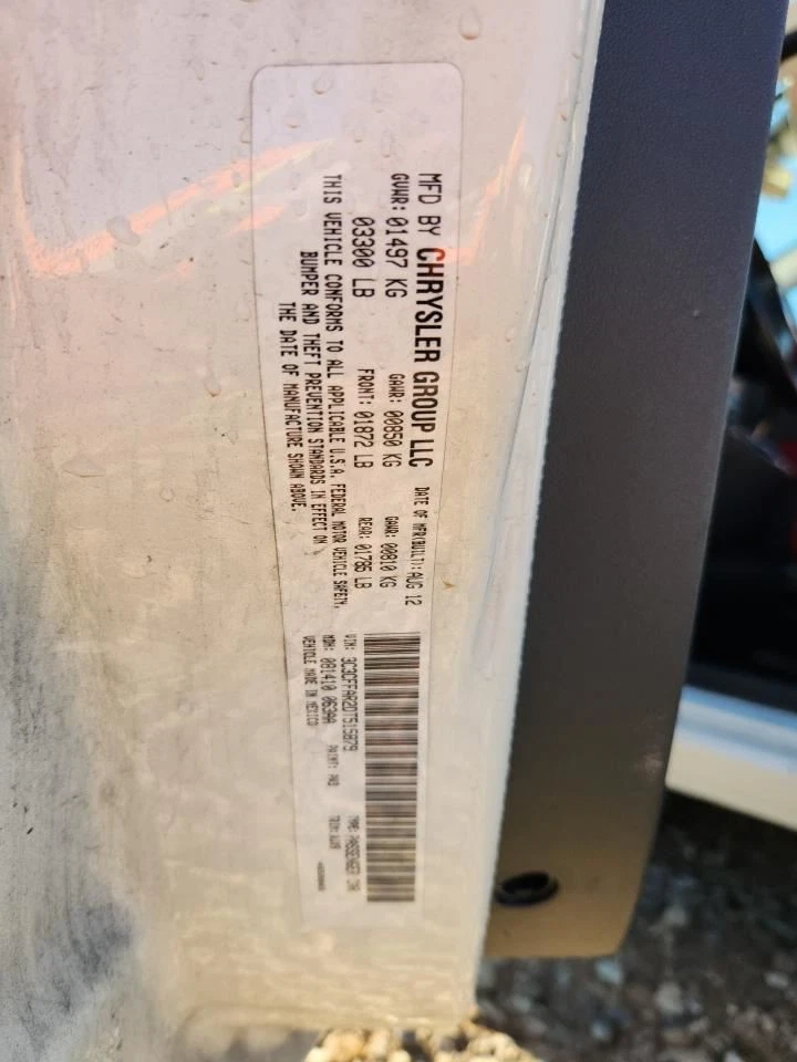 Rear Bumper 2 Door Pop Without Park Assist Fits 12-17 FIAT 500 2655462 - Image 3 of 4