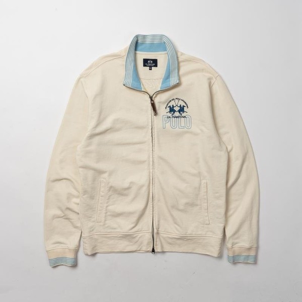 Men La Martina Zip Sweater Beige 44 / XXL / 52