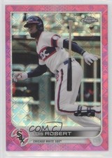 2022 Topps Chrome Logofractor Edition Pink Refractor 183/199 Luis Robert #60 hb8
