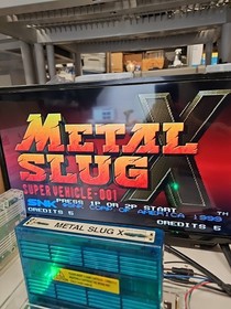 Metal Slug X NEO GEO MVS Cartridge (100% Authentic Board) Tested Shockbox