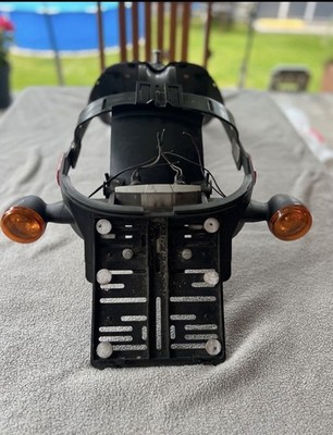 Harley Davidson Night Rod Fender Unterbau  mit Kennzeichenhalterung, Blinker