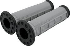 Renthal ATV Dual Compound 1/2 Waffle Grips Gray/Black