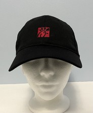 Chick Fil A Adjustable Black Hat Employee Team Style Black Cap Chick-Fil-A