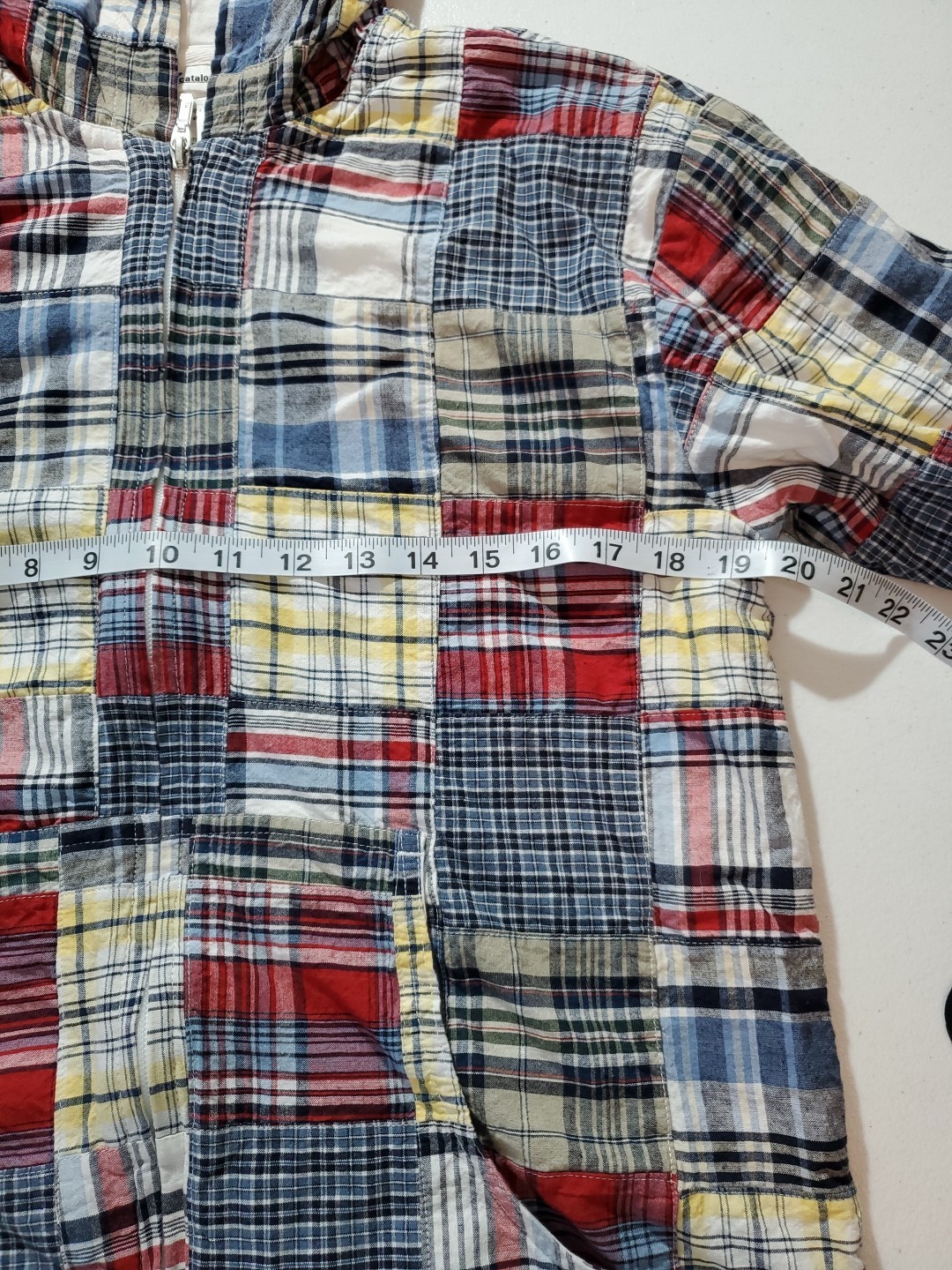 Colorful Patchwork Quilt Zip Up Jacket Cottagecor… - image 13