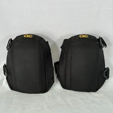 CLC Work Gear Heavy-Duty Flooring Kneepads Black Adjustable w/ Foam Padding
