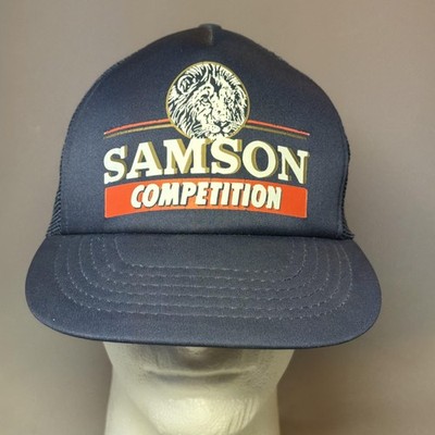 Samson Competition Hat Cap Snap Back Trucker One Size Blue Mesh Adjustable Mens