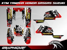 Custom Graphics Kit Yamaha Banshee ATV Full Decals Stickers Quad Wrap
