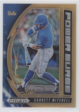 2020 Panini Prizm Draft Picks Power Surge Neon Orange 2/50 Garrett Mitchell u9b