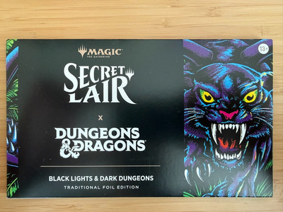 MTG Secret Lair Dungeons And Dragons Black Lights And Dark Dungeons Foil