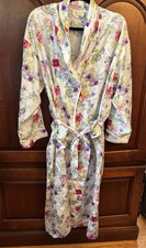 VTG Victoria's Secret floral Gold Label Floral Long Robe 90s Cottagecore M/L