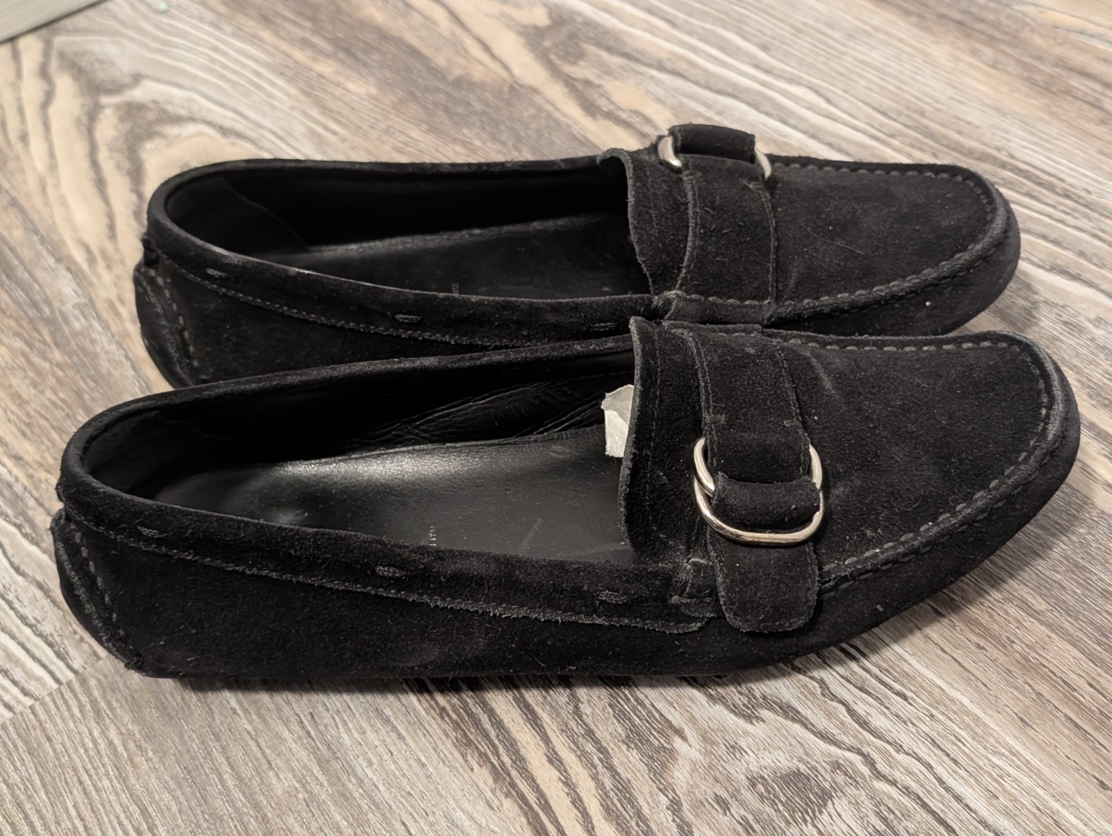 Prada Woman's Shoes Size 7 US - Scamosciato Winter Black - Italy 37.5