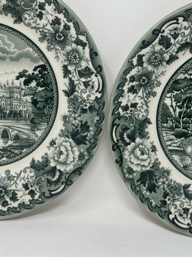 2er Set Legend British Heritage Italio Belmont grüner Steingut Salat 8 Zoll NEU - Bild 5 von 17