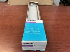 New Sealed Moen DN0724CH Iso 24" Polished Chrome Towel Bar B62