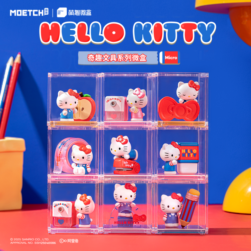 Hello Kitty Micro Stationery Blind Box Mini Figure Diorama MOETCH