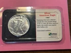 1987 American Silver Eagle , 1 Ounce .999 Pure Silver , Beautiful BU