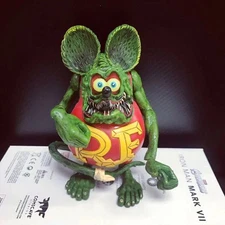 Rat Fink Action Figure Ed "Big Daddy" Roth Special Red Edition